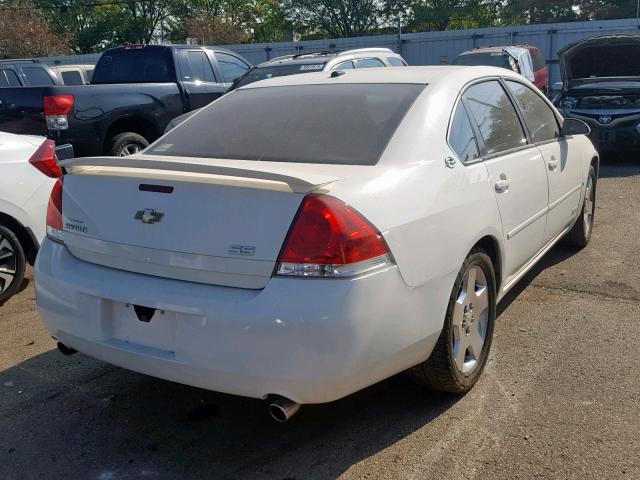 2G1WD58C869122039 - 2006 CHEVROLET IMPALA SUP Ақ фото 4