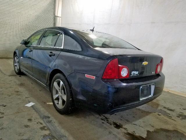 1G1ZC5EU0BF398908 - 2011 CHEVROLET MALIBU 1LT BLACK photo 3