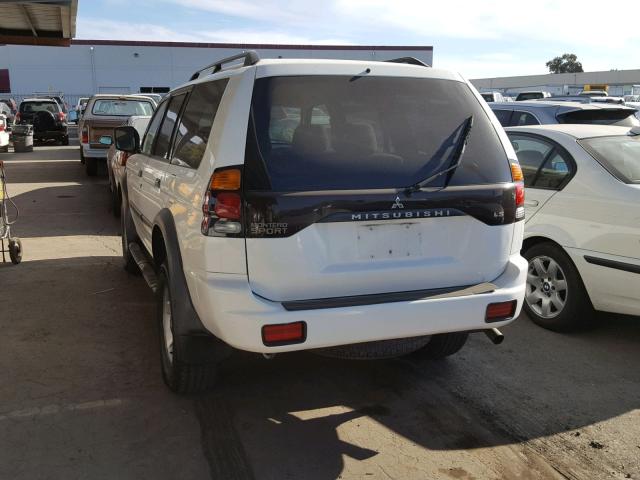 JA4LS21H53J026545 - 2003 MITSUBISHI MONTERO SP WHITE photo 3