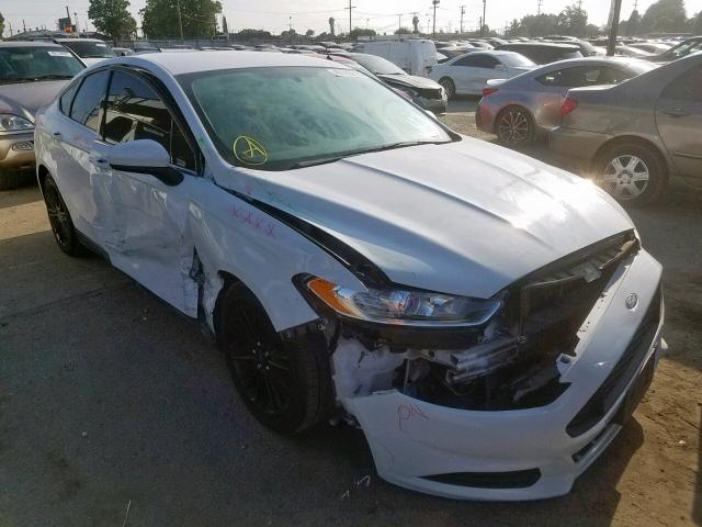 3FA6P0G79ER152056 - 2014 FORD FUSION S WHITE photo 1