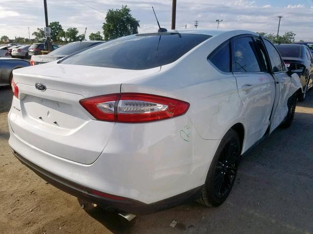 3FA6P0G79ER152056 - 2014 FORD FUSION S WHITE photo 4