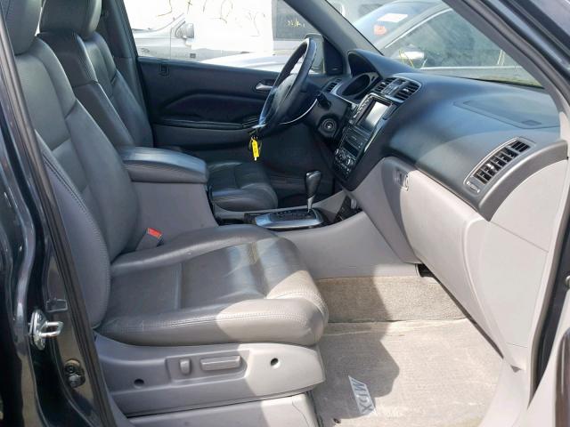 2HNYD18966H509931 - 2006 ACURA MDX TOURIN GRAY photo 5