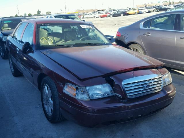 2FABP7EV5BX131436 - 2011 FORD CROWN VICT BURGUNDY photo 1