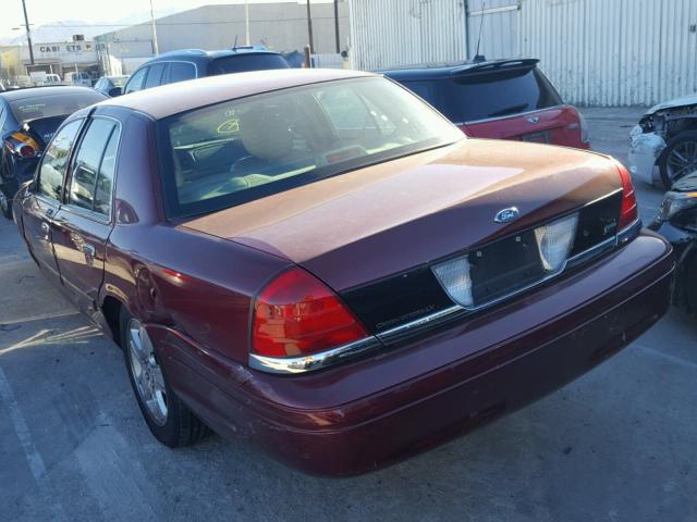 2FABP7EV5BX131436 - 2011 FORD CROWN VICT BURGUNDY photo 3