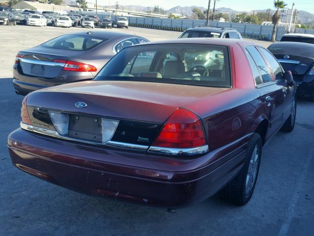 2FABP7EV5BX131436 - 2011 FORD CROWN VICT BURGUNDY photo 4