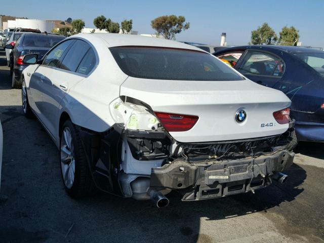 WBA6A0C5XDDZ03508 - 2013 BMW 640 I WHITE photo 3