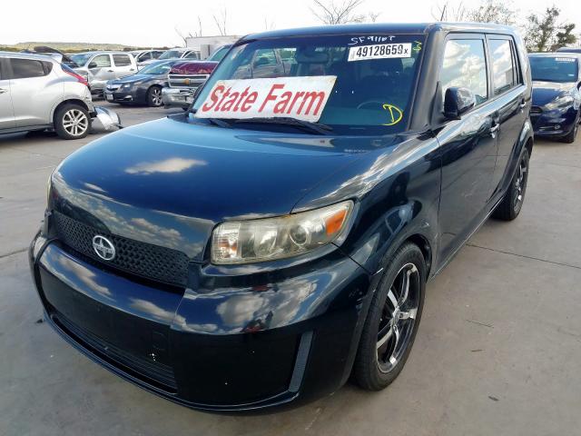 JTLKE50E181030265 - 2008 TOYOTA SCION XB შავი ფოტო 2