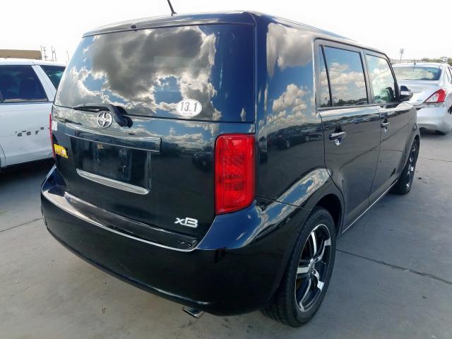 JTLKE50E181030265 - 2008 TOYOTA SCION XB შავი ფოტო 4