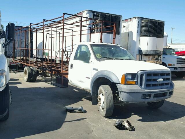 1FDAF56P56EA20904 - 2006 FORD F550 SUPER WHITE photo 1