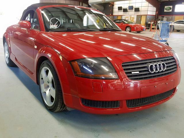 TRUUT28N121022323 - 2002 AUDI TT QUATTRO RED photo 1