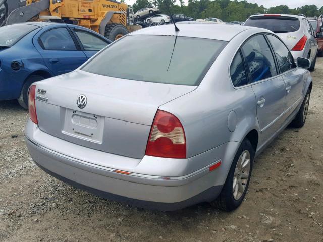 WVWPD63B44P056801 - 2004 VOLKSWAGEN PASSAT GLS SILVER photo 4