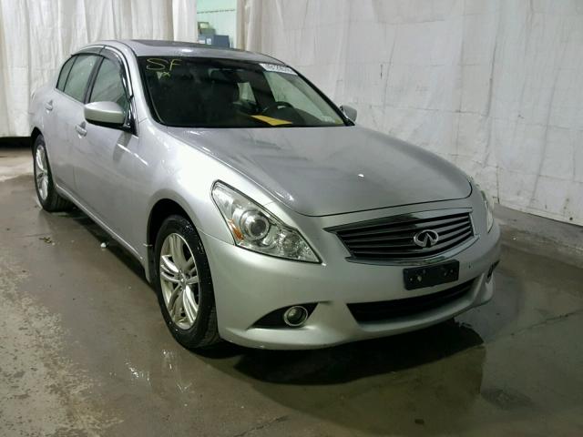 JN1CV6AR6BM354845 - 2011 INFINITI G37 SILVER photo 1