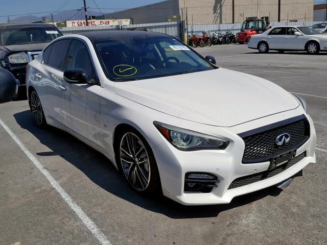 JN1BV7AP7EM671814 - 2014 INFINITI Q50 BASE WHITE photo 1