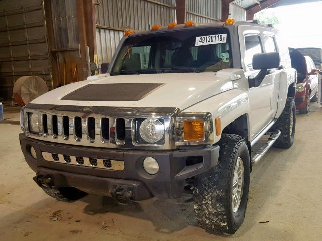 5GTDN136268209994 - 2006 HUMMER H3 WHITE photo 2