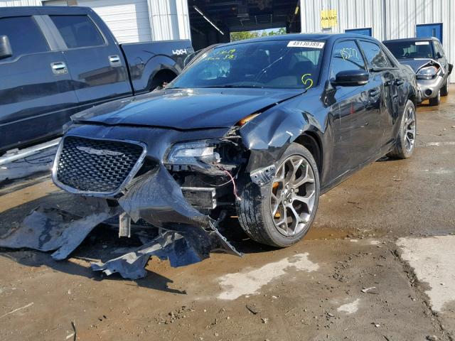 2C3CCABGXFH763141 - 2015 CHRYSLER 300 S BLACK photo 2