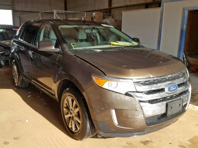 2FMDK3KC7BBA78308 - 2011 FORD EDGE LIMIT BROWN photo 1