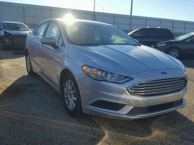 3FA6P0G74HR144502 - 2017 FORD FUSION S SILVER photo 1