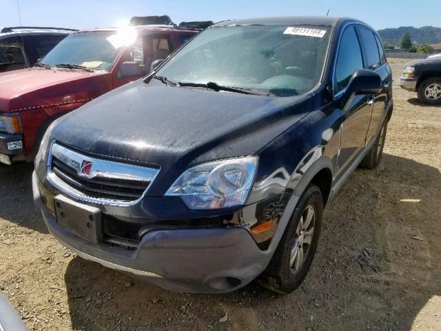 3GSCL33P48S732056 - 2008 SATURN VUE XE BLACK photo 2