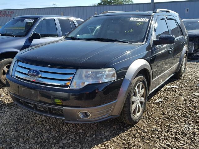 1FMDK05W88GA41547 - 2008 FORD TAURUS X S BLACK photo 2