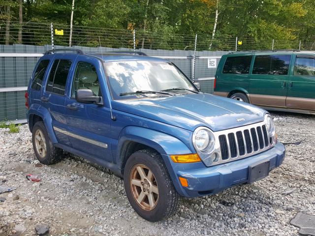 1J4GL58K56W205046 - 2006 JEEP LIBERTY LI BLUE photo 1