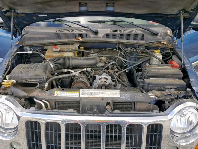 1J4GL58K56W205046 - 2006 JEEP LIBERTY LI BLUE photo 7