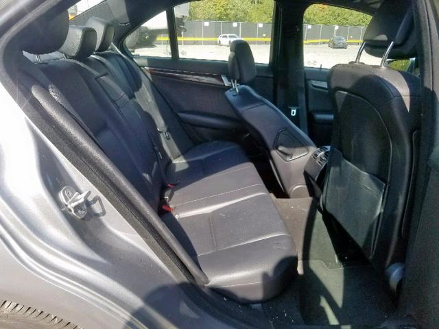 WDDGF8BB6CR199314 - 2012 MERCEDES-BENZ C 300 4MAT GRAY photo 6