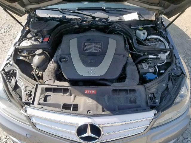 WDDGF8BB6CR199314 - 2012 MERCEDES-BENZ C 300 4MAT GRAY photo 7