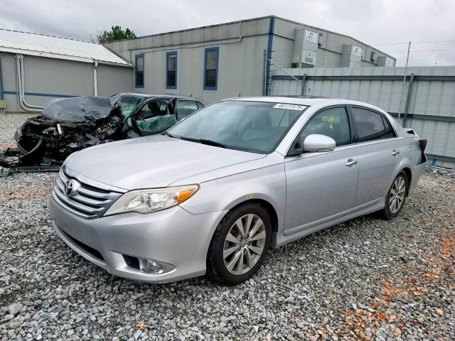 4T1BK3DB9BU373996 - 2011 TOYOTA AVALON BAS SILVER photo 2