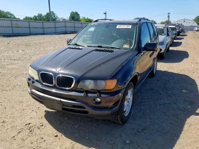 5UXFA53513LV80243 - 2003 BMW X5 3.0I BLACK photo 2