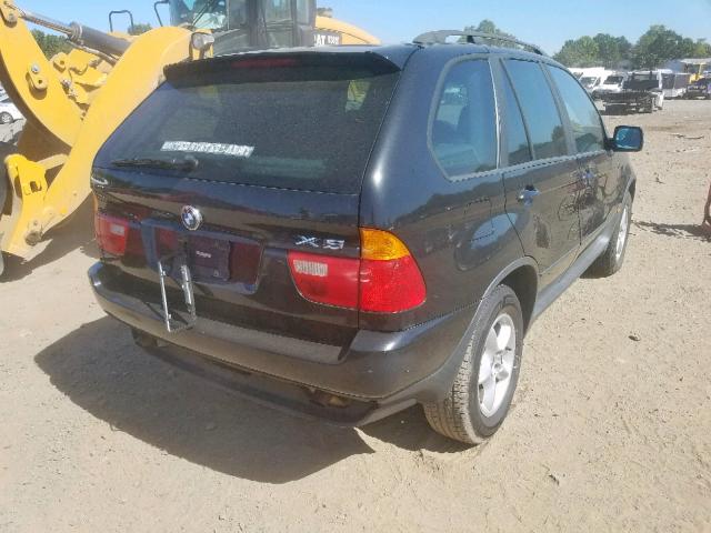 5UXFA53513LV80243 - 2003 BMW X5 3.0I BLACK photo 4