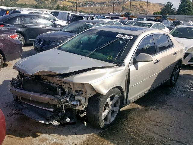 1G1ZC5E06CF132887 - 2012 CHEVROLET MALIBU 1LT SILVER photo 2