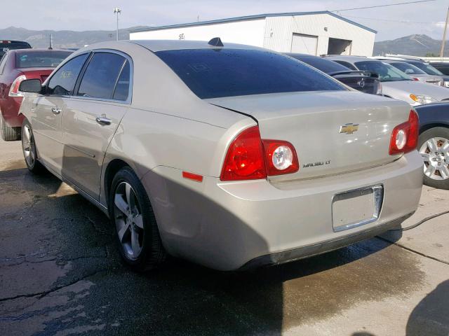 1G1ZC5E06CF132887 - 2012 CHEVROLET MALIBU 1LT SILVER photo 3