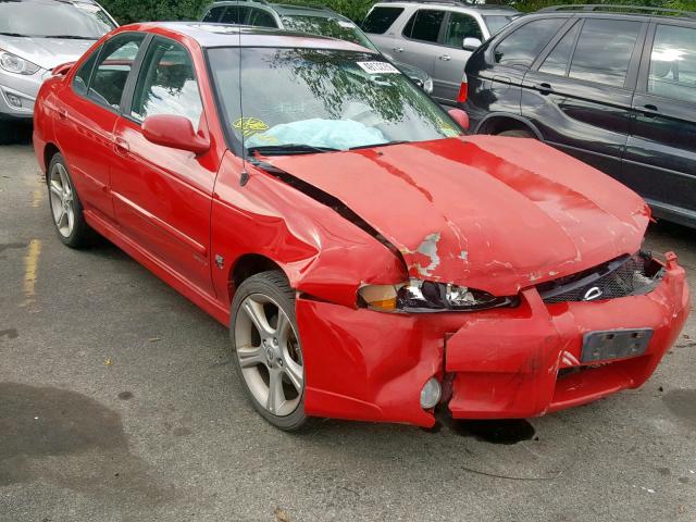 3N1AB51A22L729662 - 2002 NISSAN SENTRA SE- RED photo 1