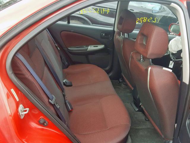 3N1AB51A22L729662 - 2002 NISSAN SENTRA SE- RED photo 6