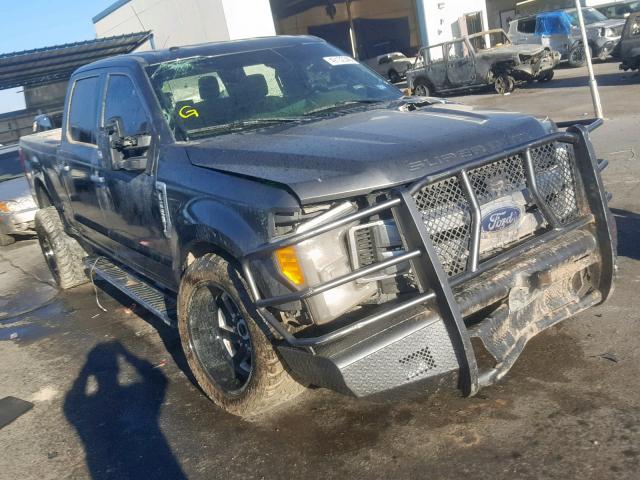 1FT7W2BT4HEE95334 - 2017 FORD F250 SUPER GRAY photo 1
