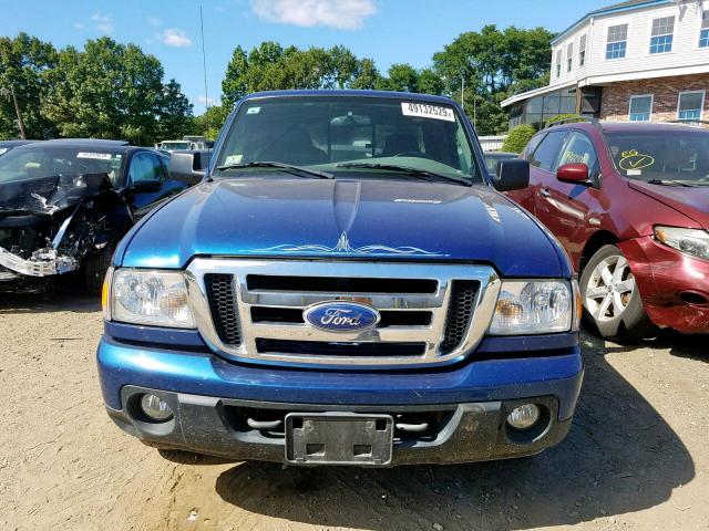 1FTZR15E28PA28988 - 2008 FORD RANGER SUP BLUE photo 9