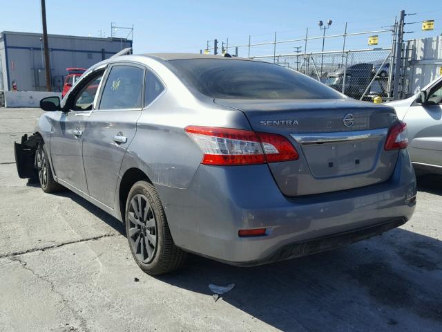 3N1AB7AP4FY216437 - 2015 NISSAN SENTRA S CHARCOAL photo 3