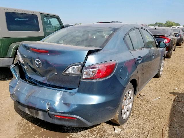 JM1BL1SF5A1184449 - 2010 MAZDA 3 I BLUE photo 4