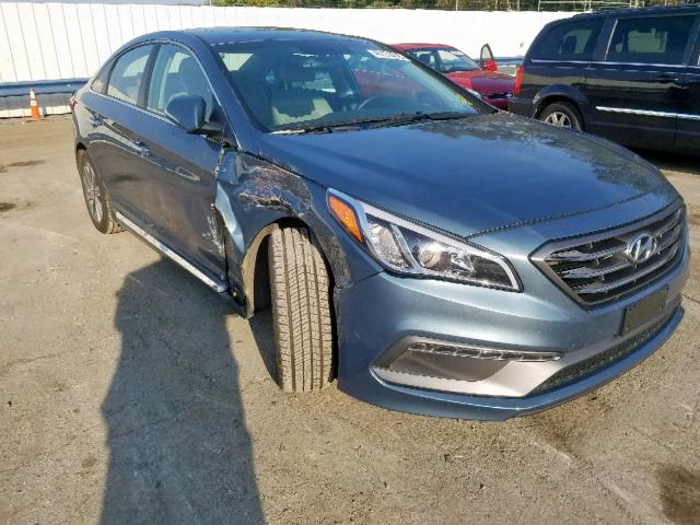 5NPE34AF1HH593499 - 2017 HYUNDAI SONATA SPO BLUE photo 1