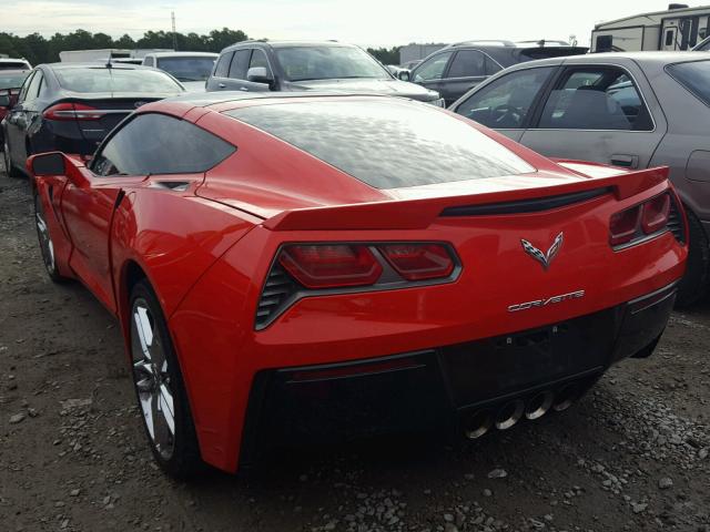 1G1YL2D72G5110924 - 2016 CHEVROLET CORVETTE S RED photo 3