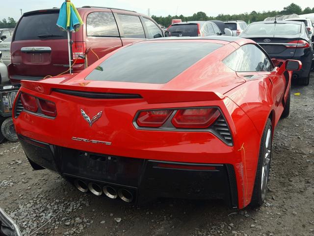 1G1YL2D72G5110924 - 2016 CHEVROLET CORVETTE S RED photo 4