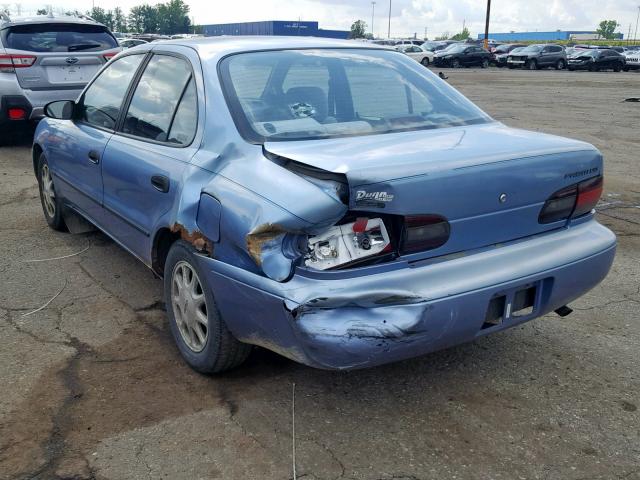 1Y1SK5280SZ054752 - 1995 GEO PRIZM LSI BLUE photo 3