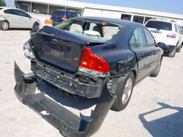 YV1RS592252459782 - 2005 VOLVO S60 2.5T BLACK photo 4