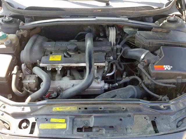 YV1RS592252459782 - 2005 VOLVO S60 2.5T BLACK photo 7