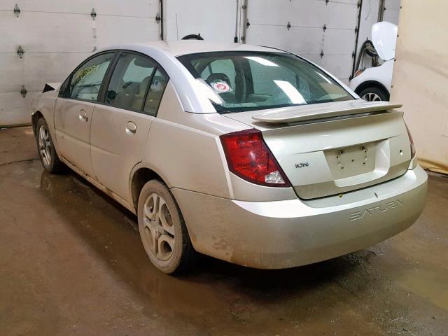1G8AL52F53Z166003 - 2003 SATURN ION LEVEL TAN photo 3