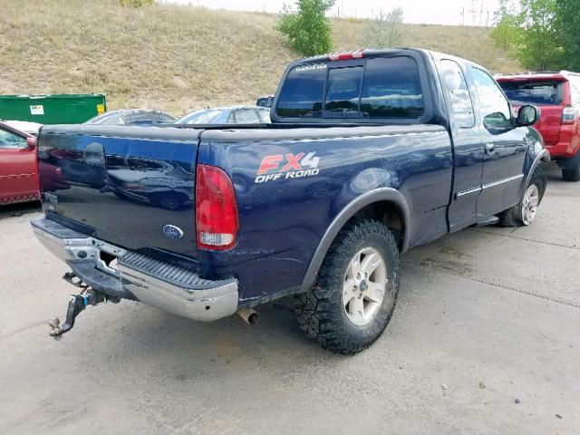 1FTRX18LX3NB41950 - 2003 FORD F150 BLUE photo 4