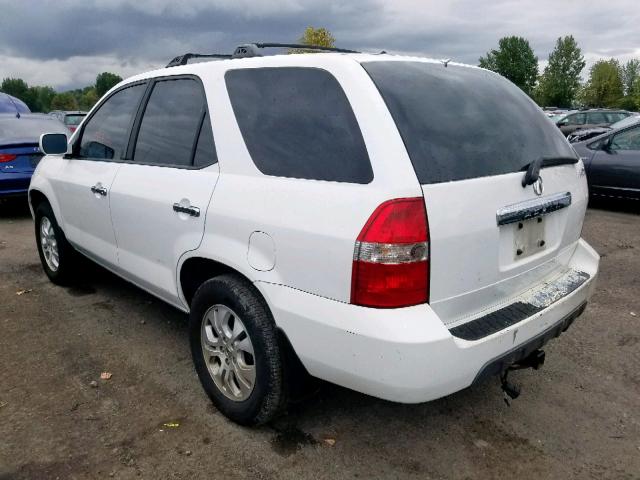 2HNYD18643H500632 - 2003 ACURA MDX TOURIN WHITE photo 3