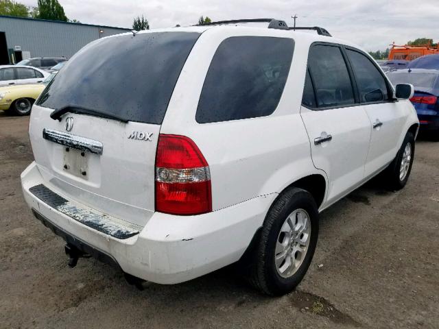 2HNYD18643H500632 - 2003 ACURA MDX TOURIN WHITE photo 4