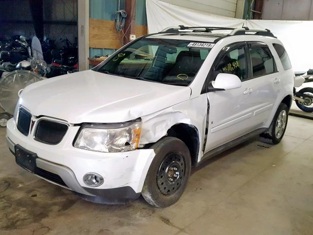 2CKDL43F396218592 - 2009 PONTIAC TORRENT WHITE photo 2