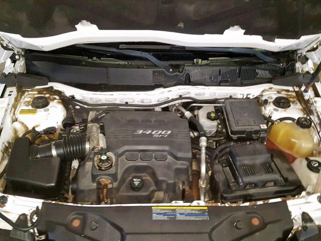 2CKDL43F396218592 - 2009 PONTIAC TORRENT WHITE photo 7